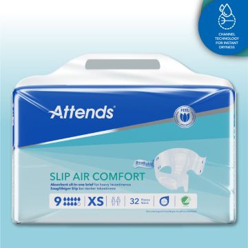 Attends Slip Air Comfort 9  Extra Small - Pack 32