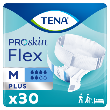TENA Proskin Flex Plus Slips - Medium - 30 Pack