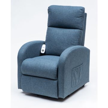 Rise and recliner - "Cansfield" Single Motor - Blue - Each