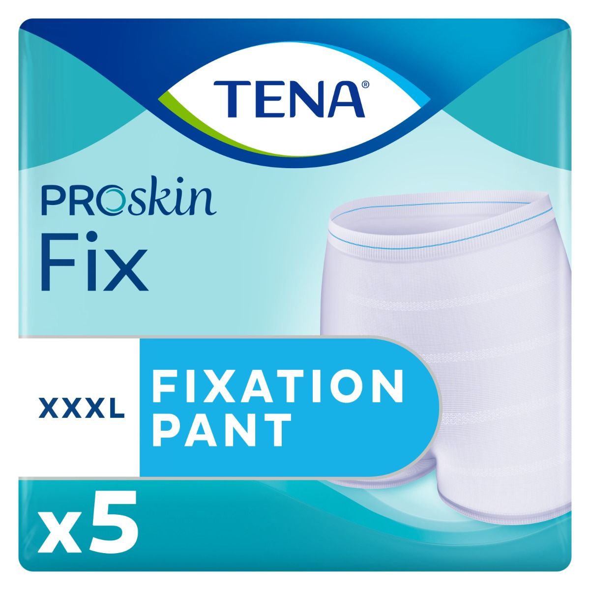 TENA\u0020Fix\u0020Premium\u0020Fixation\u0020Pants\u0020\u002D\u00203XL\u0020\u002D\u00205\u0020Pack