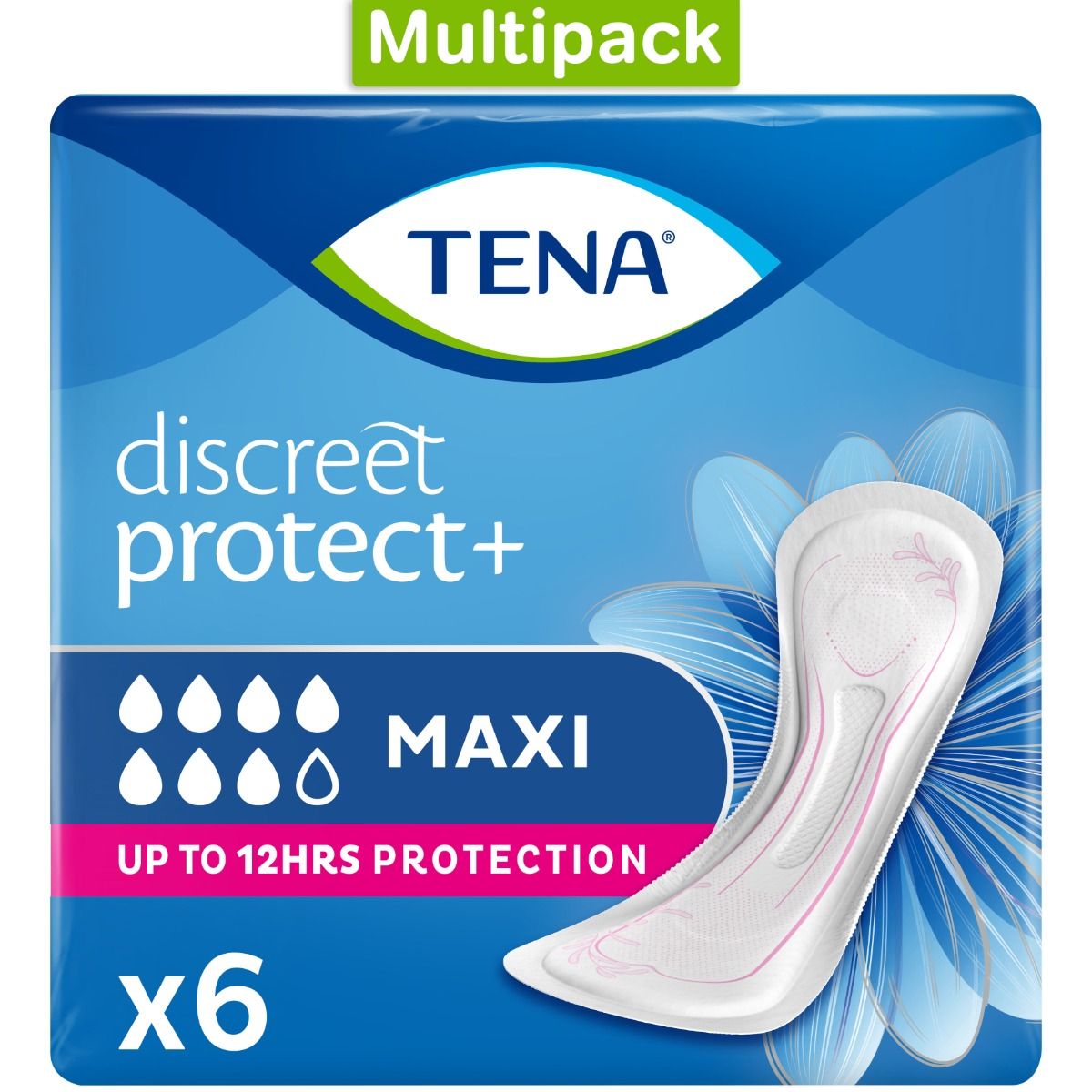 TENA\u0020Lady\u0020Discreet\u0020Maxi\u0020Pads\u0020\u002D\u0020Bulk\u0020Saver\u0020\u002D\u00206\u0020Packs\u0020of\u00206