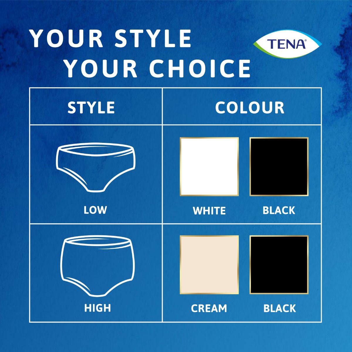 TENA\u0020Silhouette\u0020Normal\u0020Medium,\u0020Black\u0020\u0020\u0028Low\u0020Waist\u0029\u0020\u002D\u0020Pack\u0020of\u002012