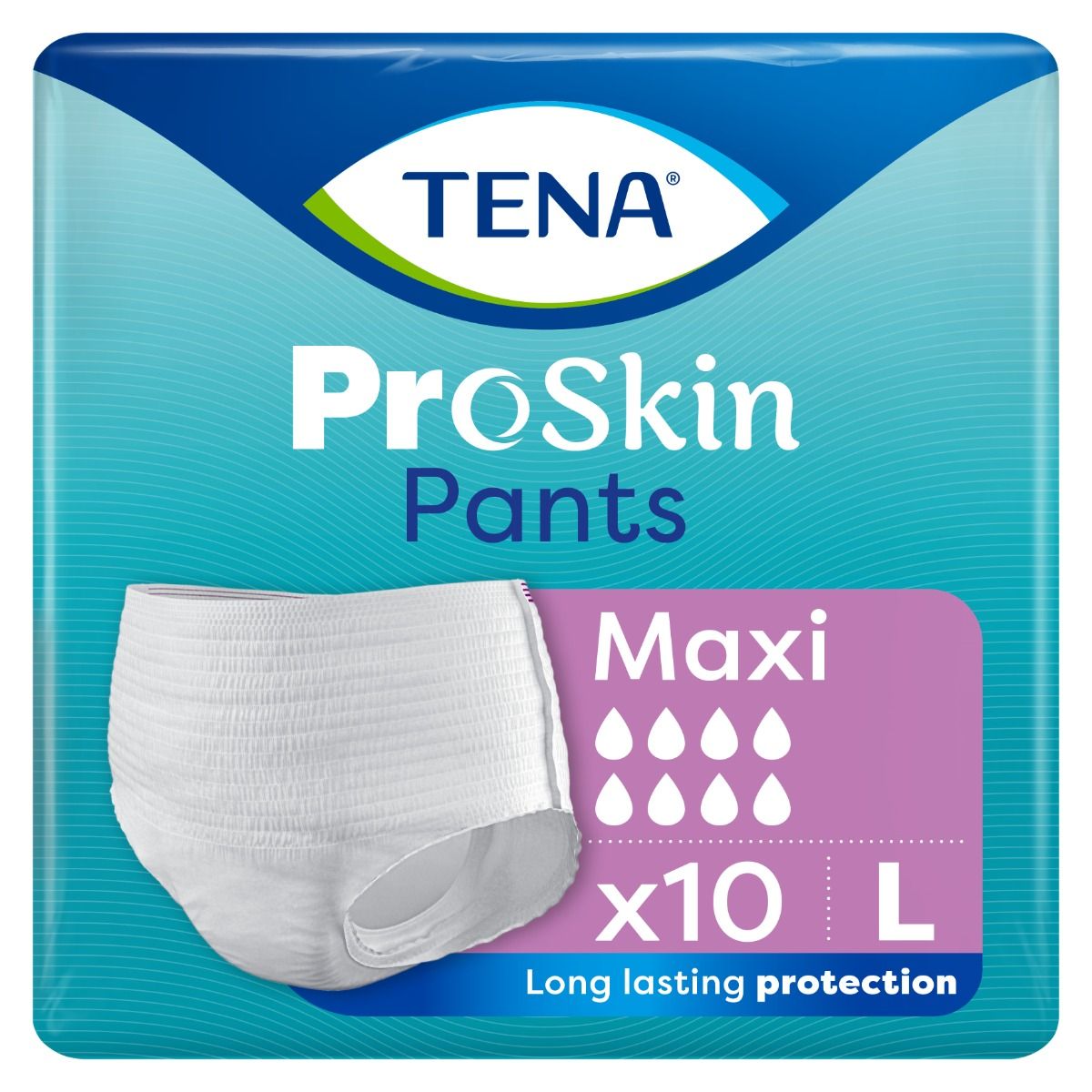 TENA\u0020Proskin\u0020Pants\u0020Maxi\u0020\u002D\u0020Large\u0020\u002D\u002010\u0020Pack