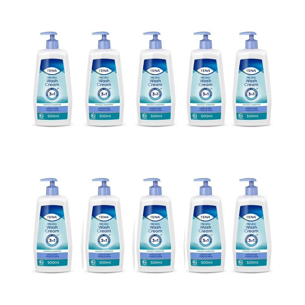 TENA\u0020Proskin\u0020Wash\u0020Cream\u0020\u002D\u0020Bulk\u0020Saver\u0020\u002D\u002010\u0020Packs\u0020of\u0020500ml
