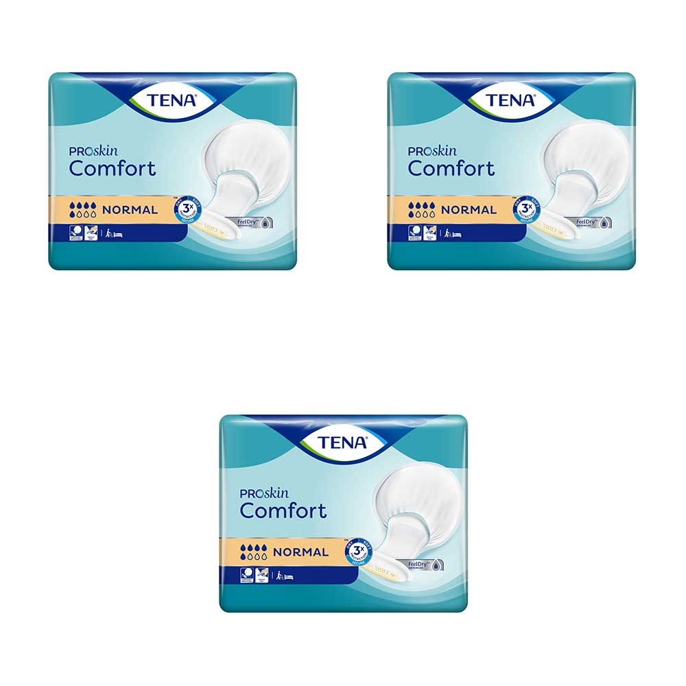 TENA\u0020Proskin\u0020Comfort\u0020Normal\u0020Pads\u0020\u002D\u0020Bulk\u0020Saver\u0020\u002D\u00203\u0020Packs\u0020of\u002042