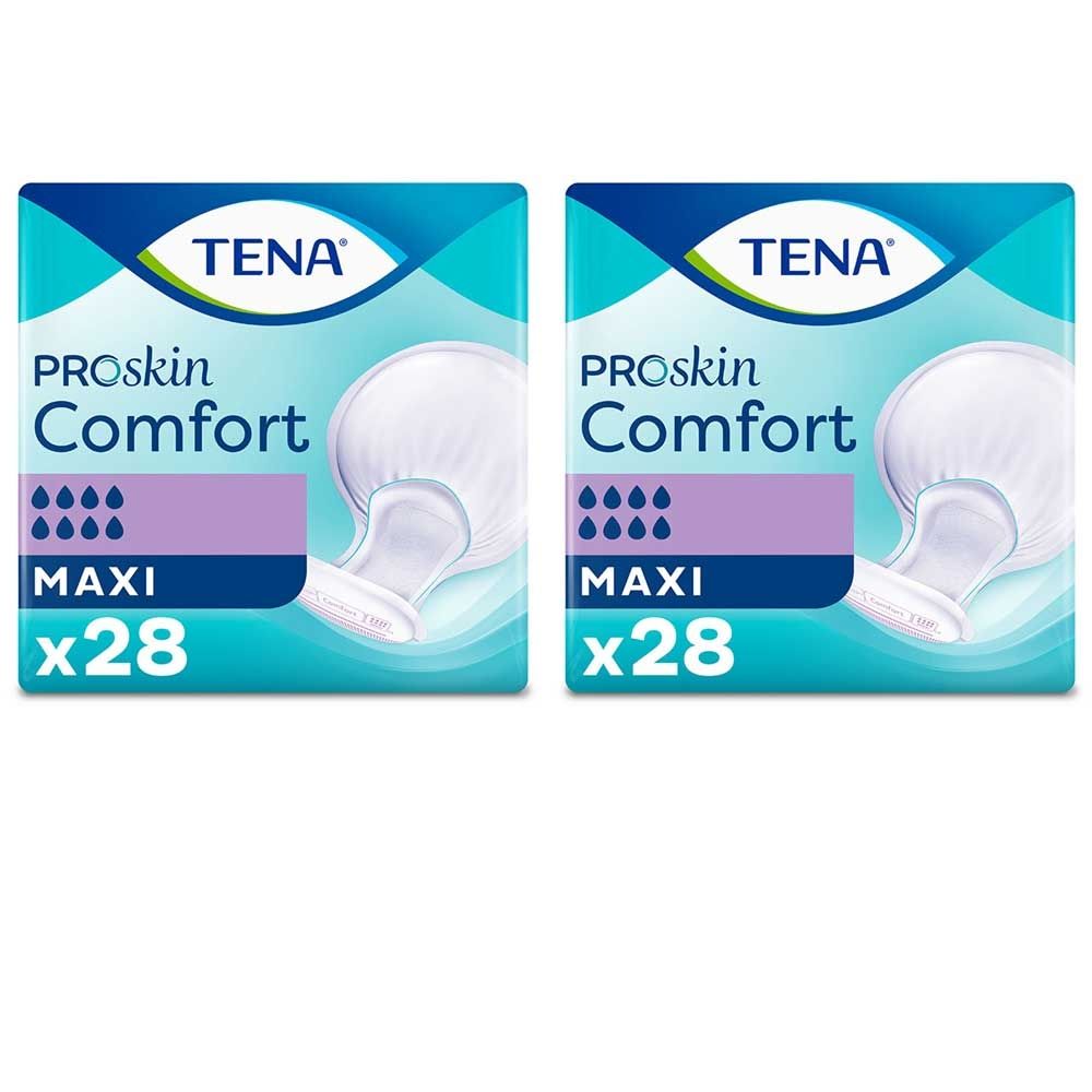TENA\u0020Proskin\u0020Comfort\u0020Maxi\u0020Pads\u0020\u002D\u0020Bulk\u0020Saver\u0020\u002D\u00202\u0020Packs\u0020of\u002028