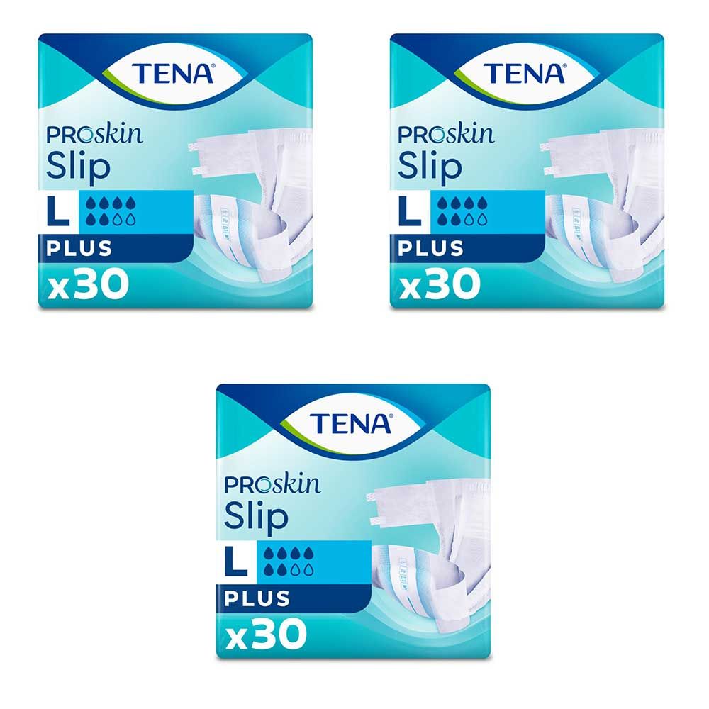 TENA\u0020Proskin\u0020Slip\u0020Plus\u0020\u002D\u0020Large\u0020\u002D\u0020Bulk\u0020Saver\u0020\u002D\u00203\u0020Packs\u0020of\u002030