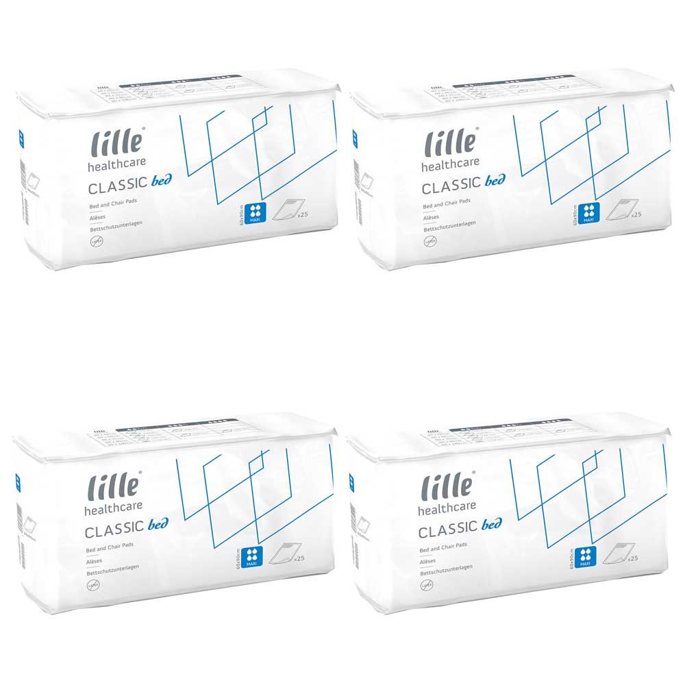 Lille\u0020Healthcare\u0020Classic\u0020Bed\u0020Maxi\u0020Pads\u0020\u002D\u002060x90cm\u0020\u002D\u0020Bulk\u0020Saver\u0020\u002D\u00204\u0020Packs\u0020of\u002025