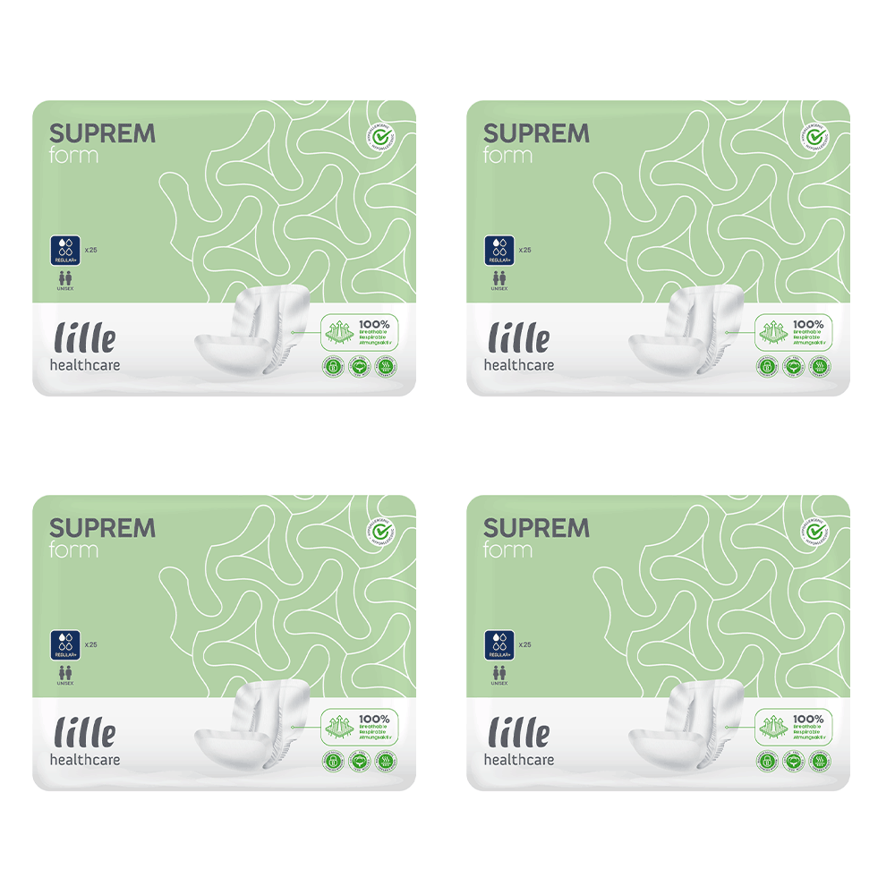 Lille\u0020Healthcare\u0020SupremForm\u0020Regular\u0020Plus\u0020Pads\u0020\u002D\u0020Bulk\u0020Saver\u0020\u002D\u00204\u0020Packs\u0020of\u002025