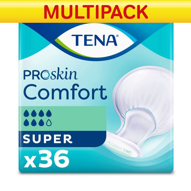 TENA\u0020Proskin\u0020Comfort\u0020Super\u0020Pads\u0020\u002D\u0020Bulk\u0020Saver\u0020\u002D\u00202\u0020Packs\u0020of\u002036