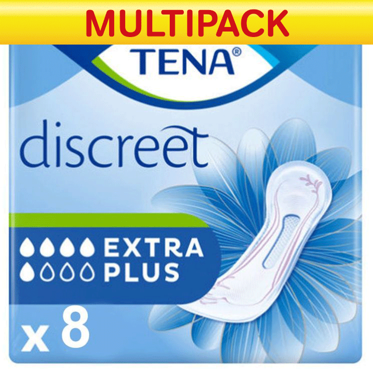 TENA\u0020Discreet\u0020Extra\u0020Plus\u0020Pads\u0020\u002D\u0020Bulk\u0020Saver\u0020\u002D\u00206\u0020Packs\u0020of\u00208