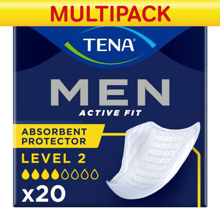 TENA\u0020Men\u0020Level\u00202\u0020Absorbent\u0020Protector\u0020Pads\u0020\u002D\u0020Bulk\u0020Saver\u0020\u002D\u00206\u0020Packs\u0020of\u002020