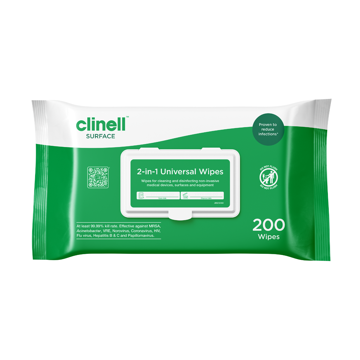 Clinell\u0020Universal\u0020Wipes\u0020\u002D\u0020200\u0020Pack