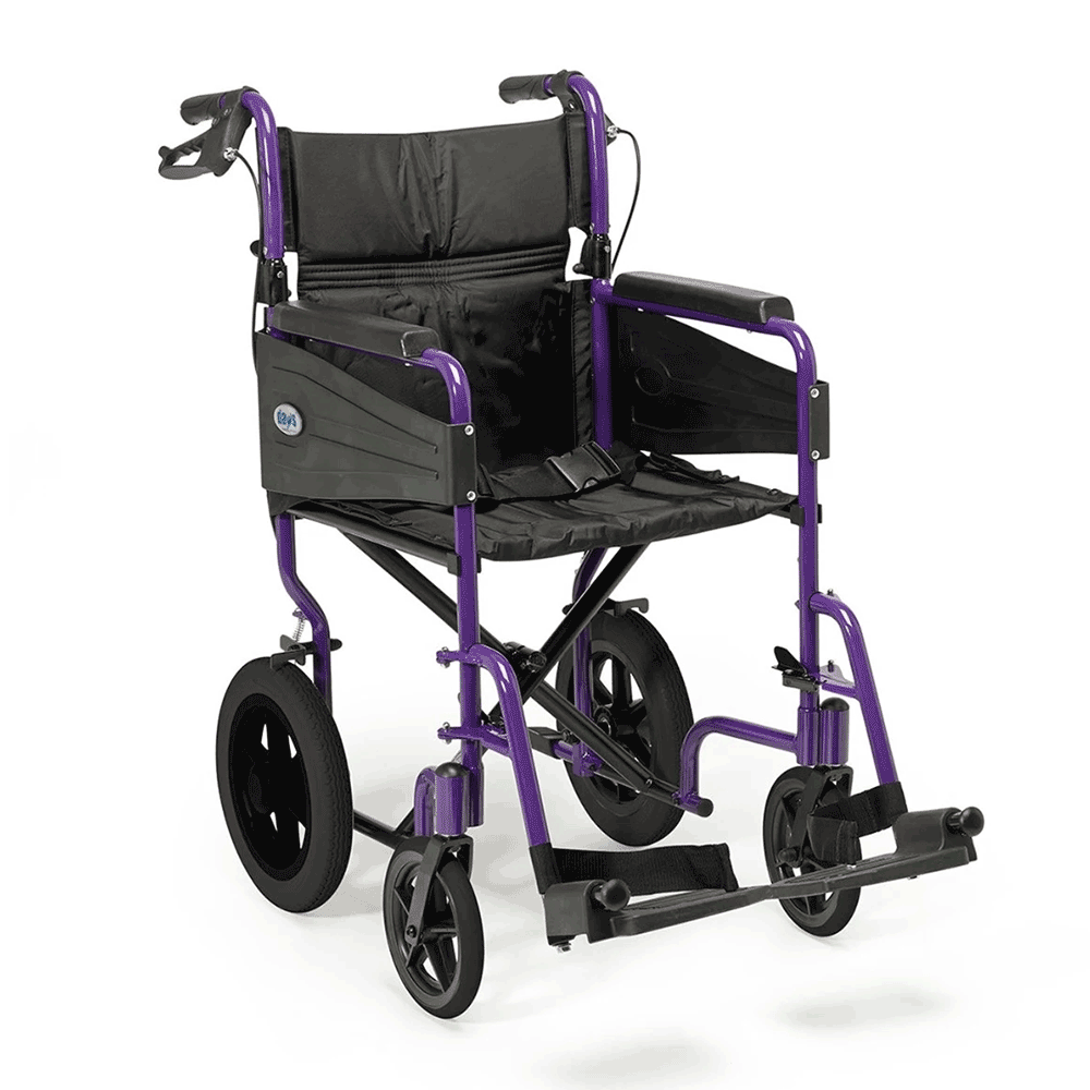 Days\u0020Escape\u0020Lite\u0020Transit\u0020Aluminium\u0020Wheelchair\u0020\u002D\u0020Purple