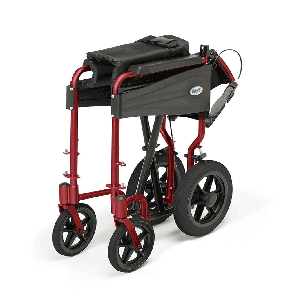 Days\u0020Escape\u0020Lite\u0020Transit\u0020Aluminium\u0020Wheelchair\u0020\u002D\u0020Red