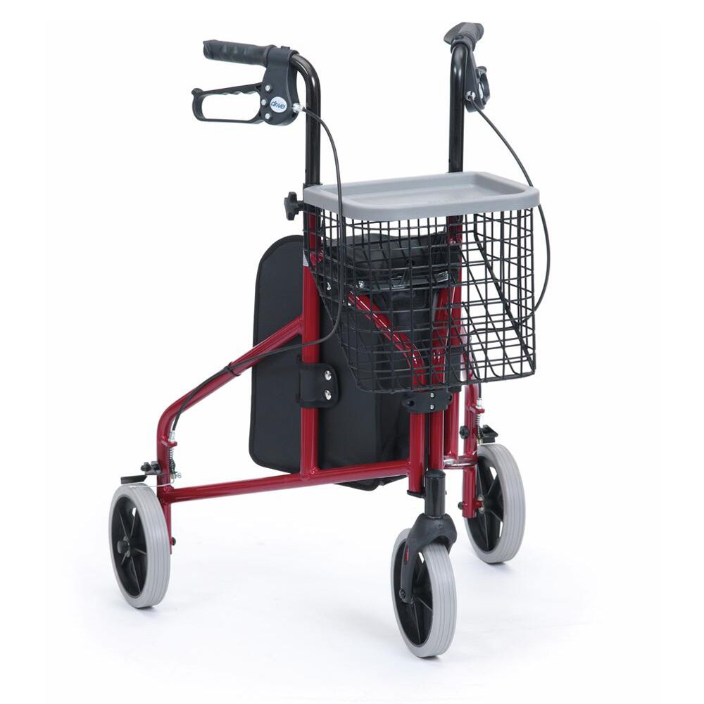 Drive\u0020Ultra\u0020Lightweight\u0020Tri\u002DWalker\u0020\u002D\u0020Red