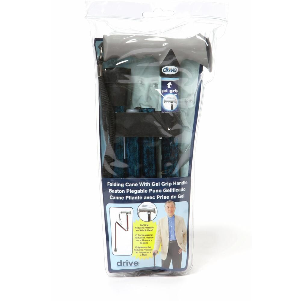 Drive\u0020Soft\u0020Grip\u0020Folding\u0020Walking\u0020Stick\u0020\u002D\u0020Blue