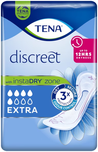 TENA\u0020Lady\u0020Discreet\u0020Extra\u0020Pads\u0020\u002D\u0020Bulk\u0020Saver\u0020\u002D\u00206\u0020Packs\u0020of\u002010
