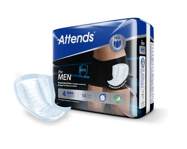 Attends\u0020For\u0020Men\u00204\u0020Pads\u0020\u002D\u002014\u0020Pack