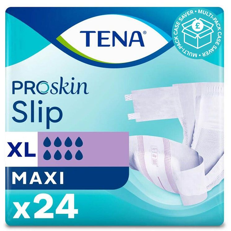 TENA\u0020Proskin\u0020Slip\u0020Maxi\u0020\u002D\u0020XL\u0020\u002D\u0020Bulk\u0020Saver\u0020\u002D\u00203\u0020Packs\u0020of\u002024