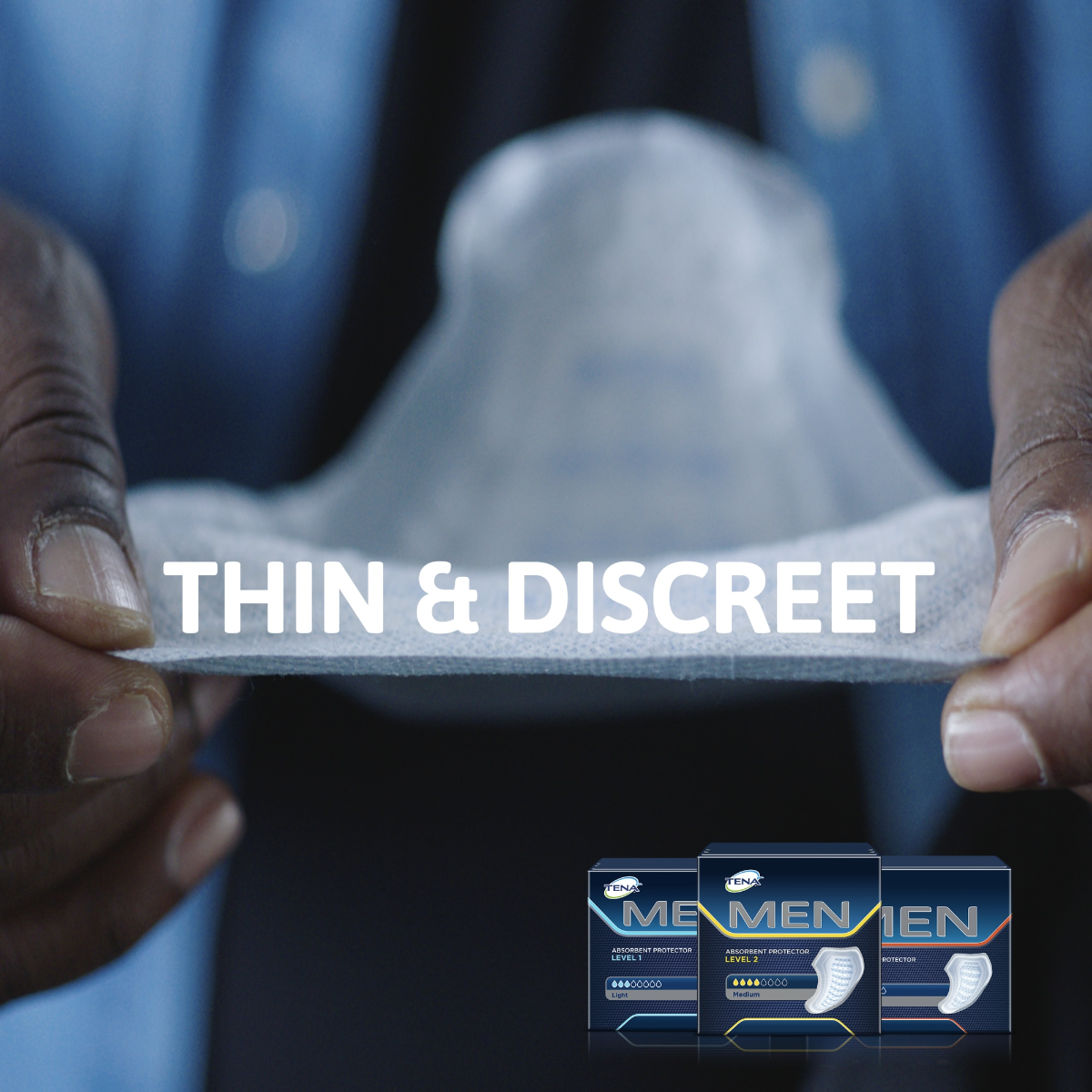 TENA\u0020Men\u0020Level\u00201\u0020Absorbent\u0020Protector\u0020Pads\u0020\u002D\u002012\u0020Pack