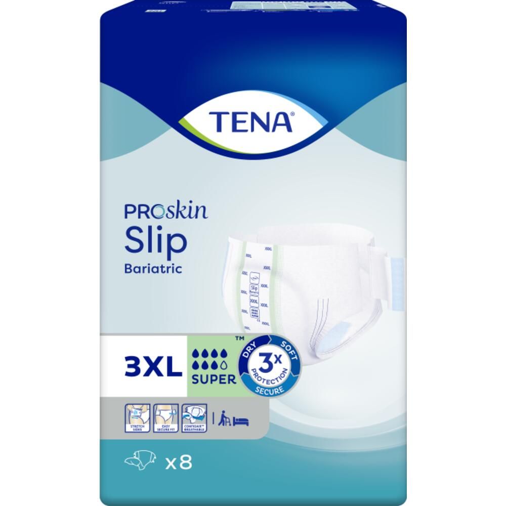 TENA\u0020Slip\u0020Bariatric\u0020Super\u0020\u002D\u00203XL\u0020\u002D\u00208\u0020Pack