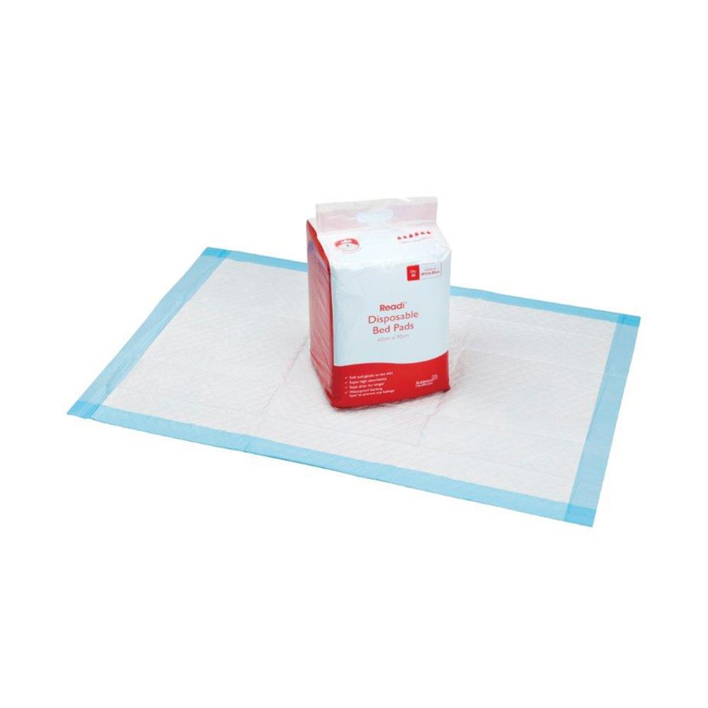Readi\u0020Disposable\u0020Bed\u0020Pads\u0020\u002D\u002060x90cm\u0020\u002D\u002025\u0020Pack