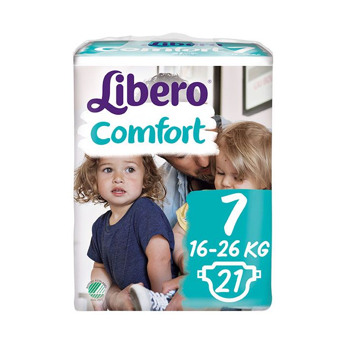 Libero\u0020Comfort\u00207\u0020Nappies\u0020\u002D\u002016\u002D26kg\u0020\u002D\u002021\u0020Pack