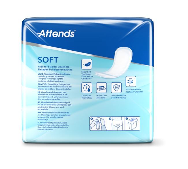 Attends\u0020Soft\u00204\u0020Super\u0020Pads\u0020\u002D\u002046\u0020Pack