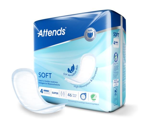Attends\u0020Soft\u00204\u0020Super\u0020Pads\u0020\u002D\u002046\u0020Pack