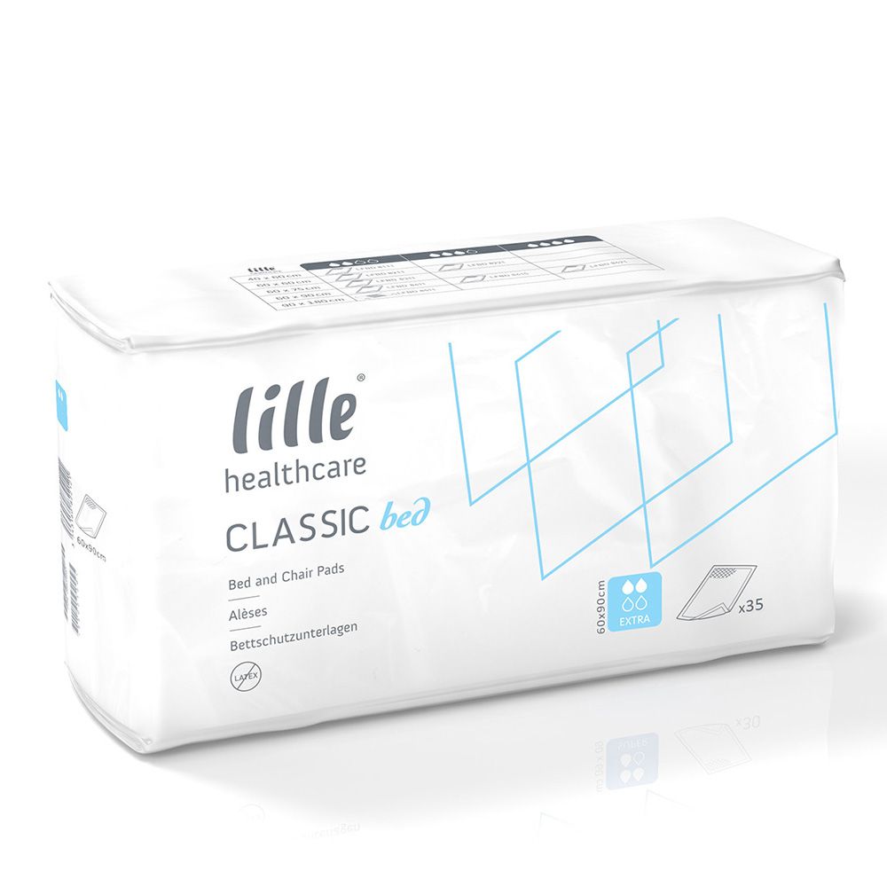 Lille\u0020Healthcare\u0020Classic\u0020Bed\u0020Extra\u0020Pads\u0020\u002D\u002060x90cm\u0020\u002D\u0020Bulk\u0020Saver\u0020\u002D\u00204\u0020Packs\u0020of\u002035