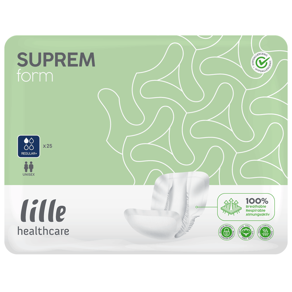 Lille\u0020Healthcare\u0020SupremForm\u0020Regular\u0020Plus\u0020Pads\u0020\u002D\u002025\u0020Pack