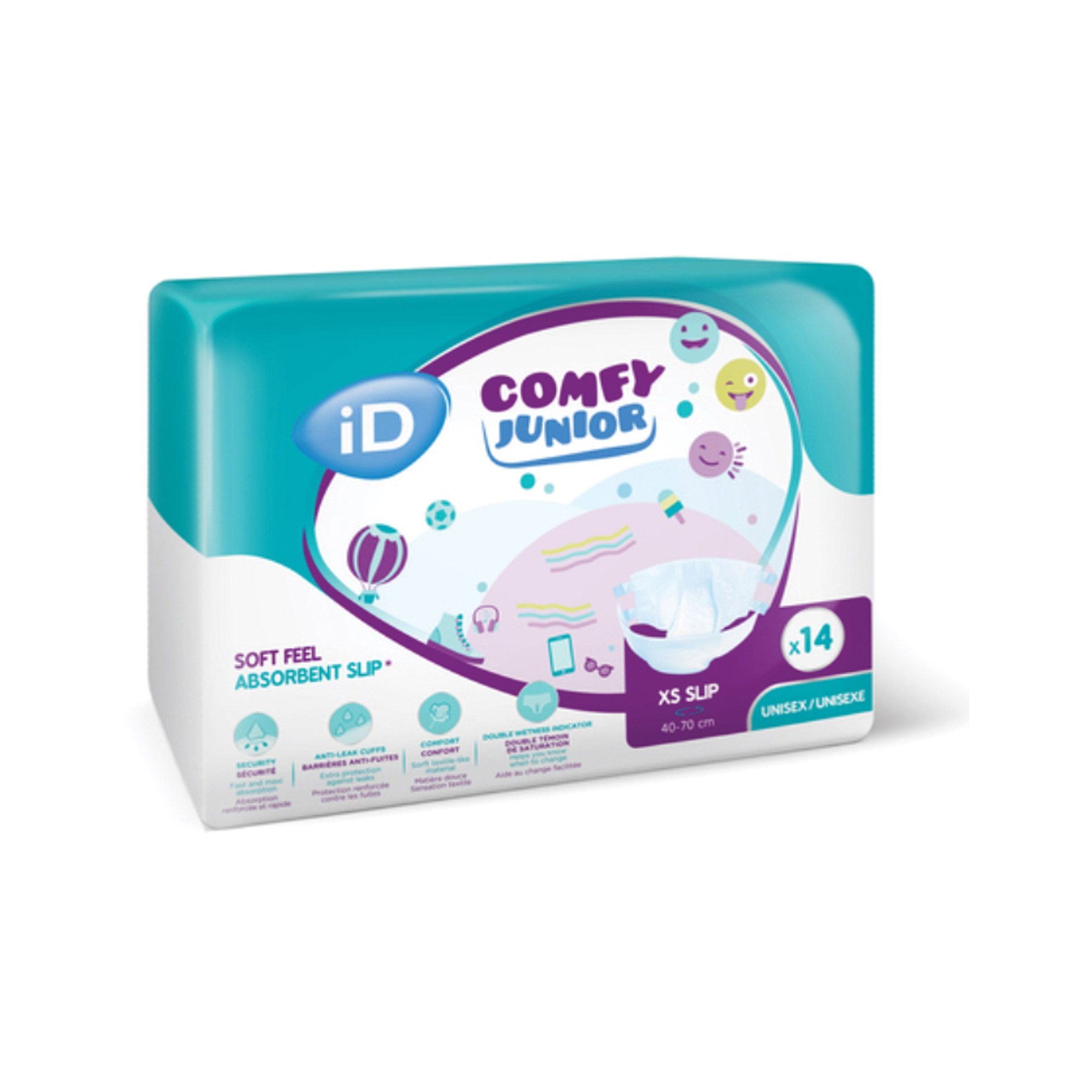 iD\u0020Comfy\u0020Junior\u0020Slip\u0020Nappies\u0020\u002D\u0020XS\u0020\u002D\u002014\u0020Pack