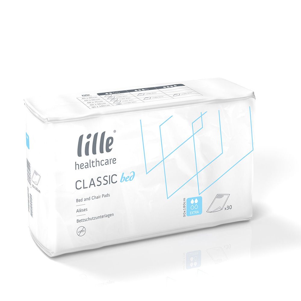 Lille\u0020Healthcare\u0020Classic\u0020Bed\u0020Extra\u0020Pads\u0020\u002D\u0020180x90cm\u0020With\u0020Tucks\u0020\u002D\u002030\u0020Pack