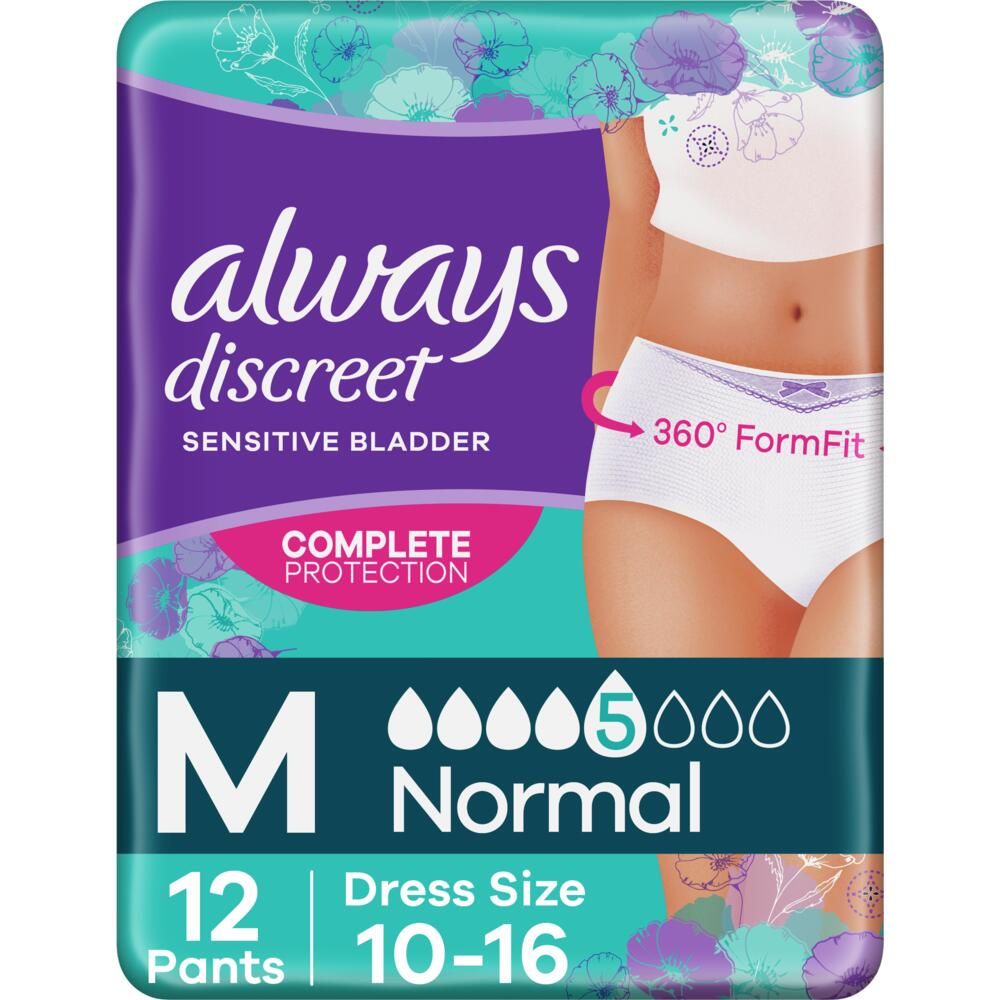 Always\u0020Discreet\u0020Pants\u0020Normal\u0020\u002D\u0020Medium\u0020\u002D\u0020Bulk\u0020Saver\u0020\u002D\u00202\u0020Packs\u0020of\u002012