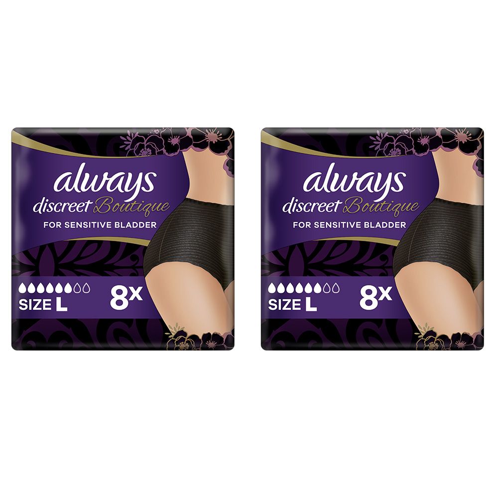 Always\u0020Discreet\u0020Boutique\u0020Pants\u0020Plus\u0020\u002D\u0020Large\u0020\u002D\u0020Black\u0020\u002D\u0020Bulk\u0020Saver\u0020\u002D\u00202\u0020Packs\u0020of\u00208