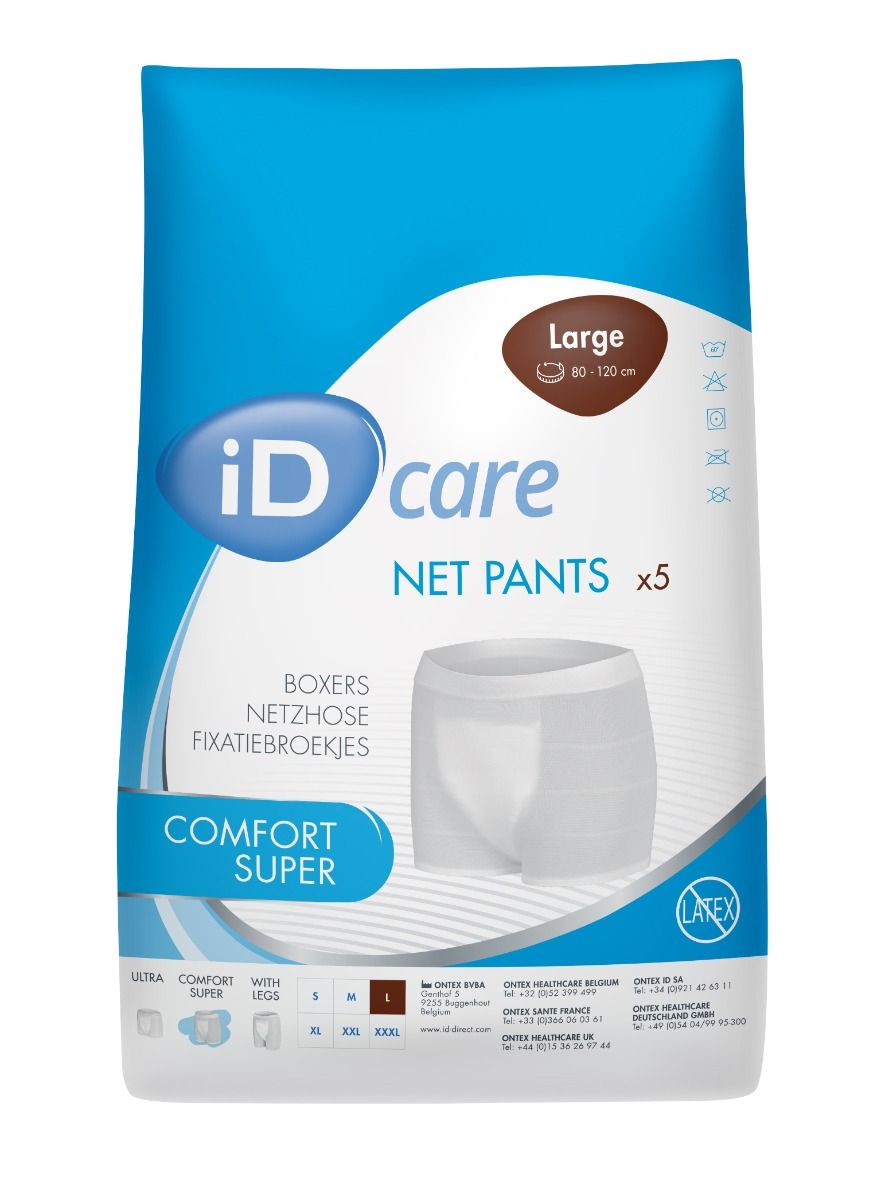 iD\u0020Care\u0020Comfort\u0020Super\u0020Net\u0020Pants\u0020\u002D\u0020Large\u0020\u002D\u0020Pack\u00205