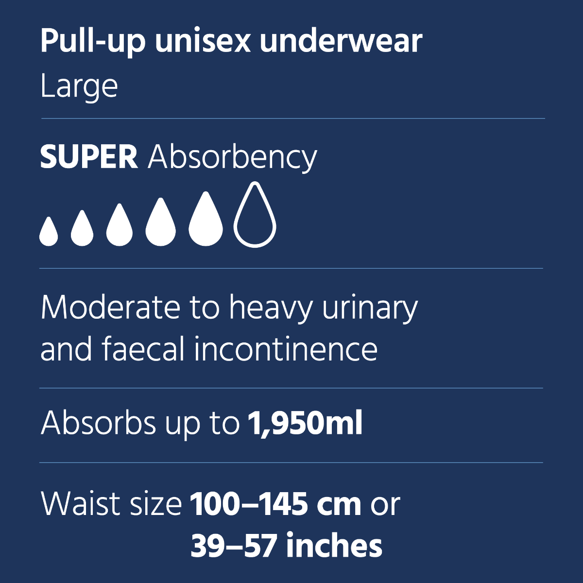 SureDry\u0020Incontinence\u0020Pants\u0020Super\u0020\u002D\u0020Large\u0020\u002D\u0020Pack\u002012