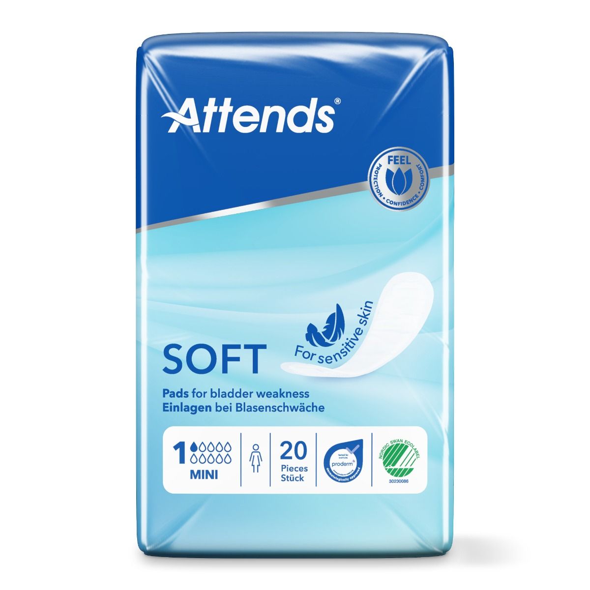 Attends\u0020Soft\u00201\u0020Mini\u0020Pads\u0020\u002D\u002020\u0020Pack