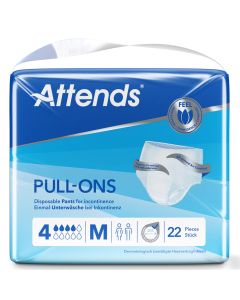 Attends Pull-Ons 4 Pants - Medium - 22 Pack